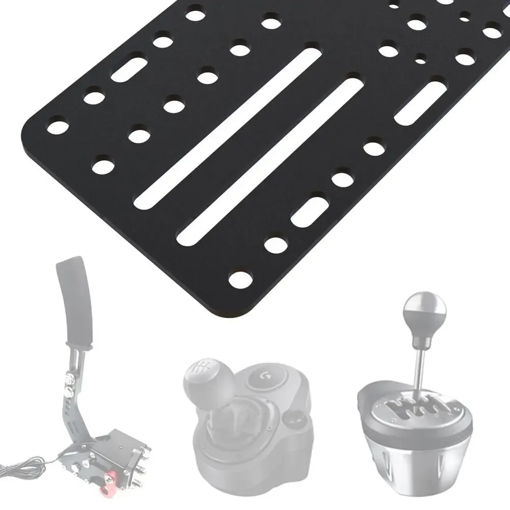 Universal Desk/Chair Mount Bracket Plate for USB Handbrake, SIM Racing Shifter